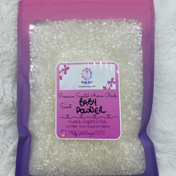 Baby Powder Scented Aroma Beads, Cured Aroma Beads, Premium Aroma Beads, Aroma Beads for Freshies, Freshie Aroma Beads, Scented Beads, Beads