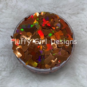 Bottes Glitter, Glitter, Bottes marron holographique Glitter, Polyester Glitter, Glitter holographique, Cowboy Boots Glitter, 1 oz. Récipient