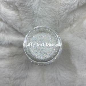 Fortress, Glitter, Translucent Glitter, White Opal Polyester Glitter, White Translucent Glitter, 1/64 Fine Glitter, Glitter, White
