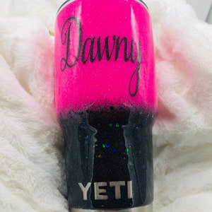 Glitter Cup, Glitter, Tumbler, Ombre Tumbler, Cup, Pink Glitter Cup, Cup,Pink Glitter, Girl, Gift, Girl Cup, Black Cup