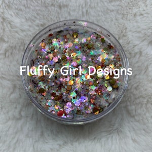 Glitter, Chunky Mix Glitter, Chunky Glitter, Polyester Glitter, Cosmetic Glitter, High Quality Glitter, Nail Glitter, Rustic Princess