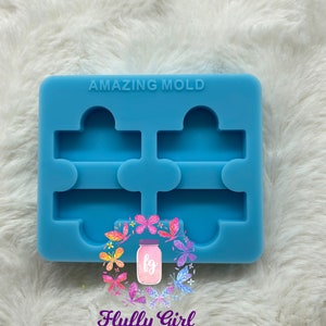 Puzzle Piece, Straw Topper Mold, Puzzle Piece Topper  Mold, Autism Mold, Puzzle Straw Mold, Autism Topper Mold, Straw Topper, Puzzle Topper
