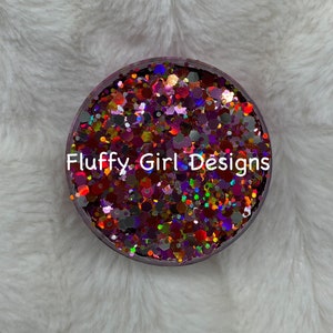 Candy Lane, Glitter, Chunky Mix Glitter, Chunky Glitter, Polyester Glitter, Pink Glitter, Mix Glitter, High Quality Glitter, 1oz. Container
