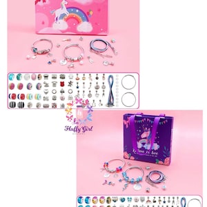 Armband Kit, Kinder Schmuck Kit, DIY Armband Schmuck Kit, Kinder Schmuck Kit, Schmuck machen Kit, Mädchen Armband Kit, Mädchen Schmuck, Geschenk