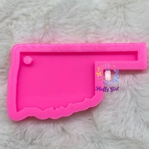 Oklahoma Mold, State Mold, State of Oklahoma Mold, Silicone Mold, Molds, Oklahoma, OK Mold, Resin Mold, Keychain Mold, Jewelry Mold