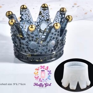 Mold, Crown Mold, Ashtray Mold, Resin Mold, Ashtray, Silicone Mold, Crown Trinket Mold, Crown, Tiara Mold, Princess Mold