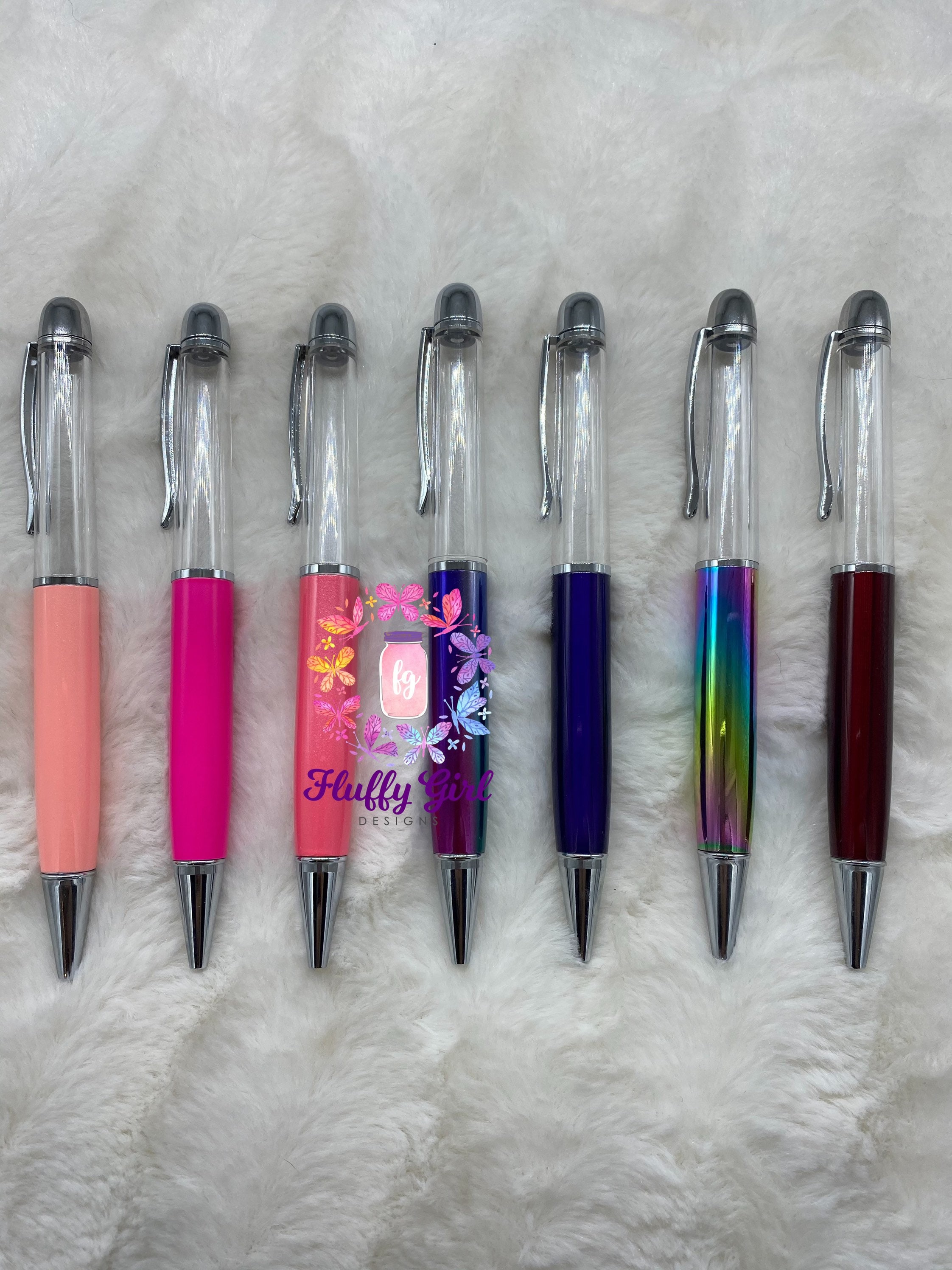 Glitter Pens, Floating Glitter Pen, Champagne Eve, Sparkling Pen,  Functional Gift, Gift Pens 