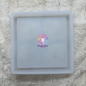 Tray Mold, Square Mold, Square Tray Mold, Mold, Coaster Mold, Silicone Mold, Resin Mold, Magnet Mold, Jewelry Tray Mold, Trinket Tray Mold