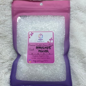 Peppermint Mocha Scented Beads, Scented Aroma Beads, PreScented  Beads, Premium Aroma Beads, Aroma Beads for Freshies, Freshie Aroma Beads