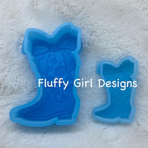 Boot Freshie Mold, Freshie Mold, Boot Mold, Mold, Freshie, Freshie Silicone Mold, Silicone Mold, Flower Boot, Western Mold, Bow Leopard Boot