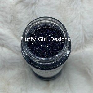 Black Diamonds Fine, Glitter, Polyester Glitter, Tumbler, Black, Black Glitter, Holographic Glitter, Fine Glitter, Fine Black Glitter