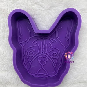 Frenchie Face Freshie Mold, Dog Freshie Mold, Dog Mold, Mold, Freshie, Freshie Silicone Mold, Silicone Mold, French Bulldog Mold, Frenchie