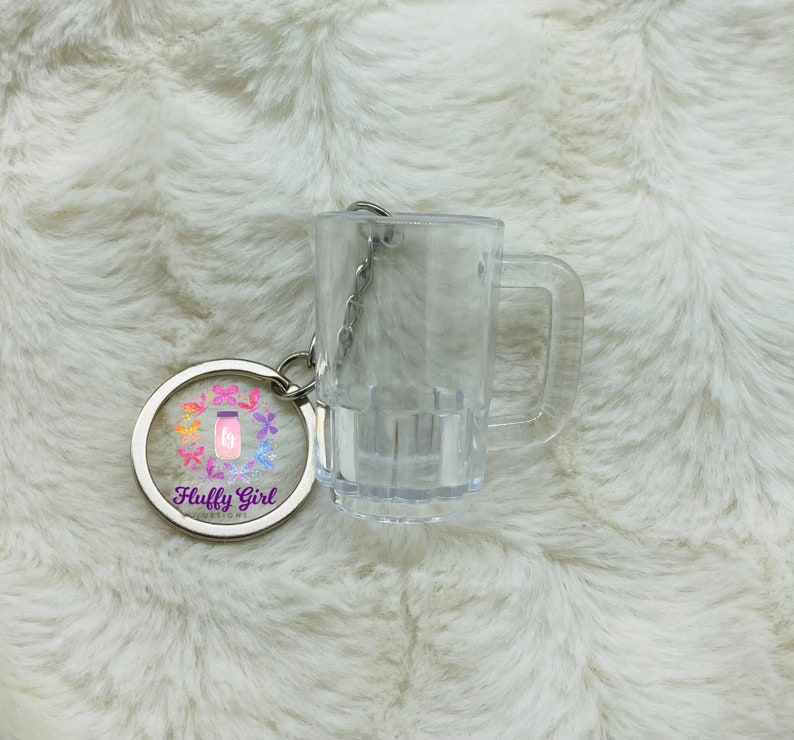 Cup Keychain Mini Cup Keychain DIY Keychain Blank Keychain Etsy