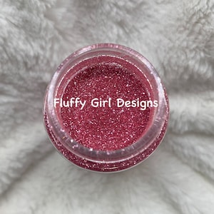 Glitzer, Pink Glitzer, Dunkelrosa Glitzer, Polyester Glitzer, Feinglitter, PET Glitter, Becher Glitzer, Hochwertiger Glitter, Pink Pine