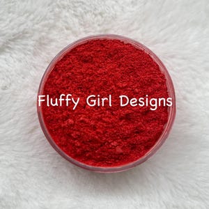 Red Mica, Red Mica Powder, Mica Powder, Red Mica, Red Pigment Powder, Pigment Powder, Colorant, Non-Edible Colorant, Micas, Red, 1oz.