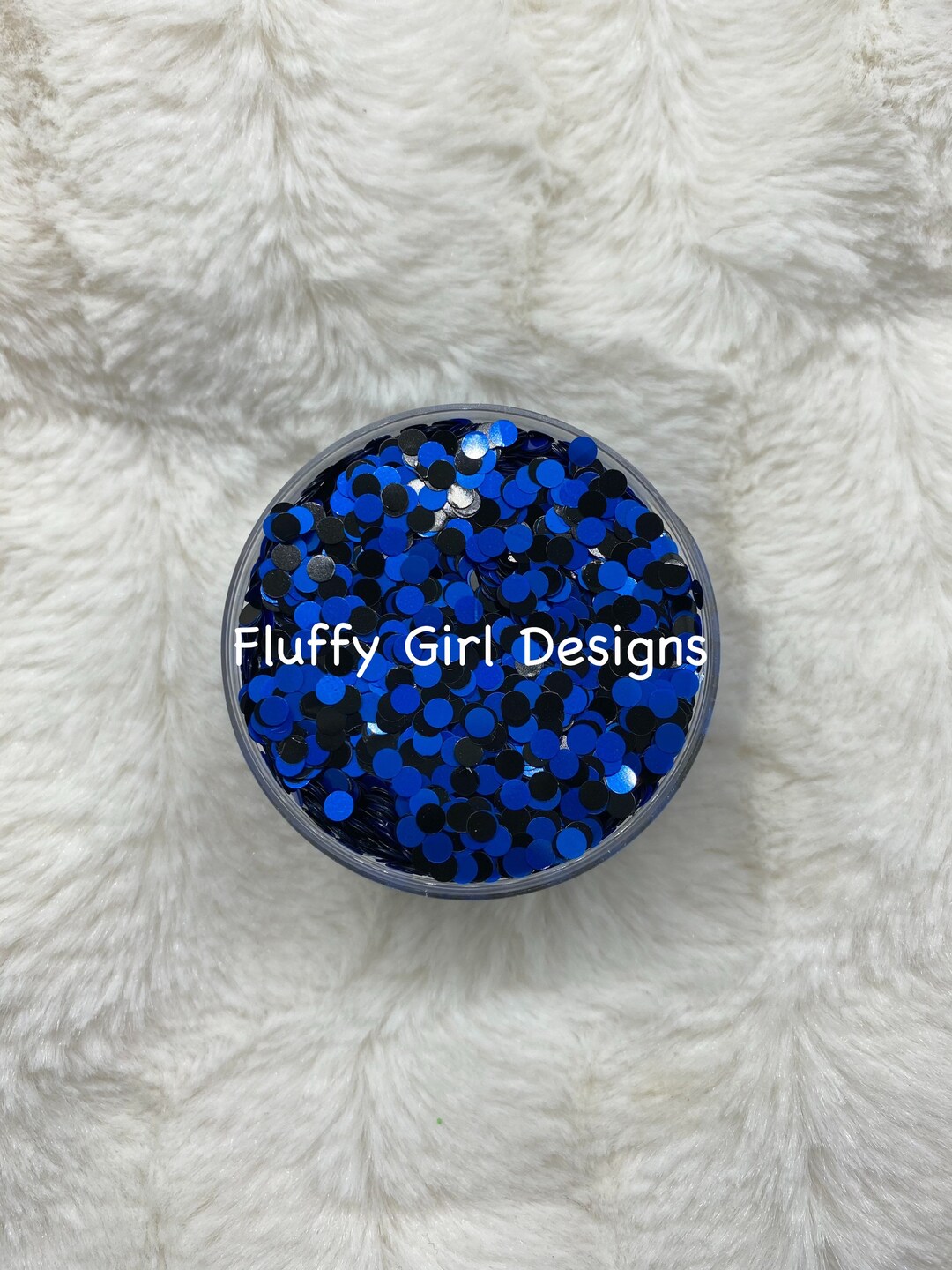 Glitter, Dot Glitter, Your Six, Dots, Blue Dots, Black Dots, LEO, Polyester Glitter, Polyester