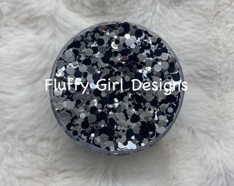 Glitter, Dot Glitter, Mineral, Dots, Mixed Dots, Black Dots, Polyester Dots, Glitter Dots, High Quality Glitter Dots, Silver Dots