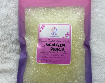 Scented Aroma Beads, Cured Aroma Beads, Premium Aroma Beads, Aroma Beads for Freshies, Freshie Aroma Beads, Scent, Georgia Peach