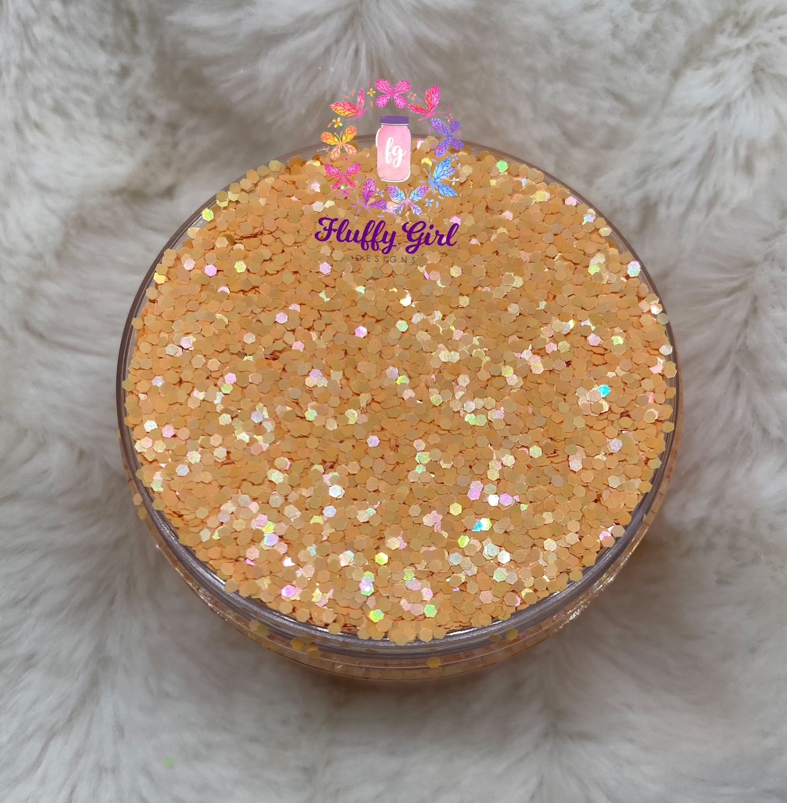 Peaches N Cream Glitter Semichunky Glitter High Quality Etsy