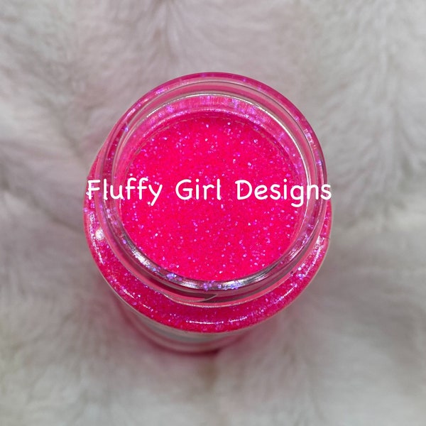 Hot Pink Glitter, Glitter, Polyester Glitter, Fine Glitter, Pink Glitter, Tumbler Glitter, Neon Pink Glitter, Eraser Pink Glitter, Rockstar