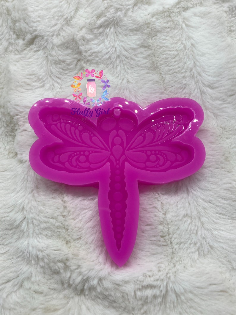 Mold, Dragon Fly Mold, Dragon Fly, Mold, Fire Fly Mold, Resin Mold, Keychain Mold, Dragoon Fly Keychain Mold, Silicone Mold, Silicone Mold image 1