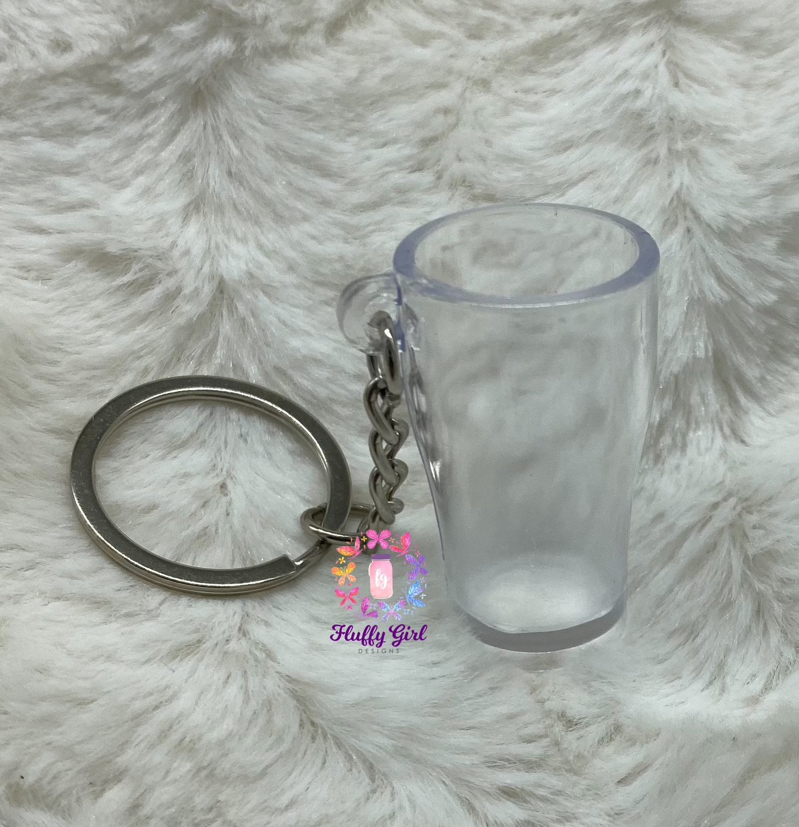 Cup Keychain Mini Cup Keychain DIY Keychain Blank Keychain Etsy