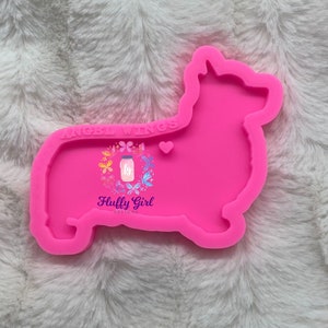Dog  Mold, Corgi Mold, Corgi, Molds, Shiny Dog Mold, Mold, Keychain Mold, Silicone Mold, Animal Mold, Silicone Mold, Corgi Keychain Mold