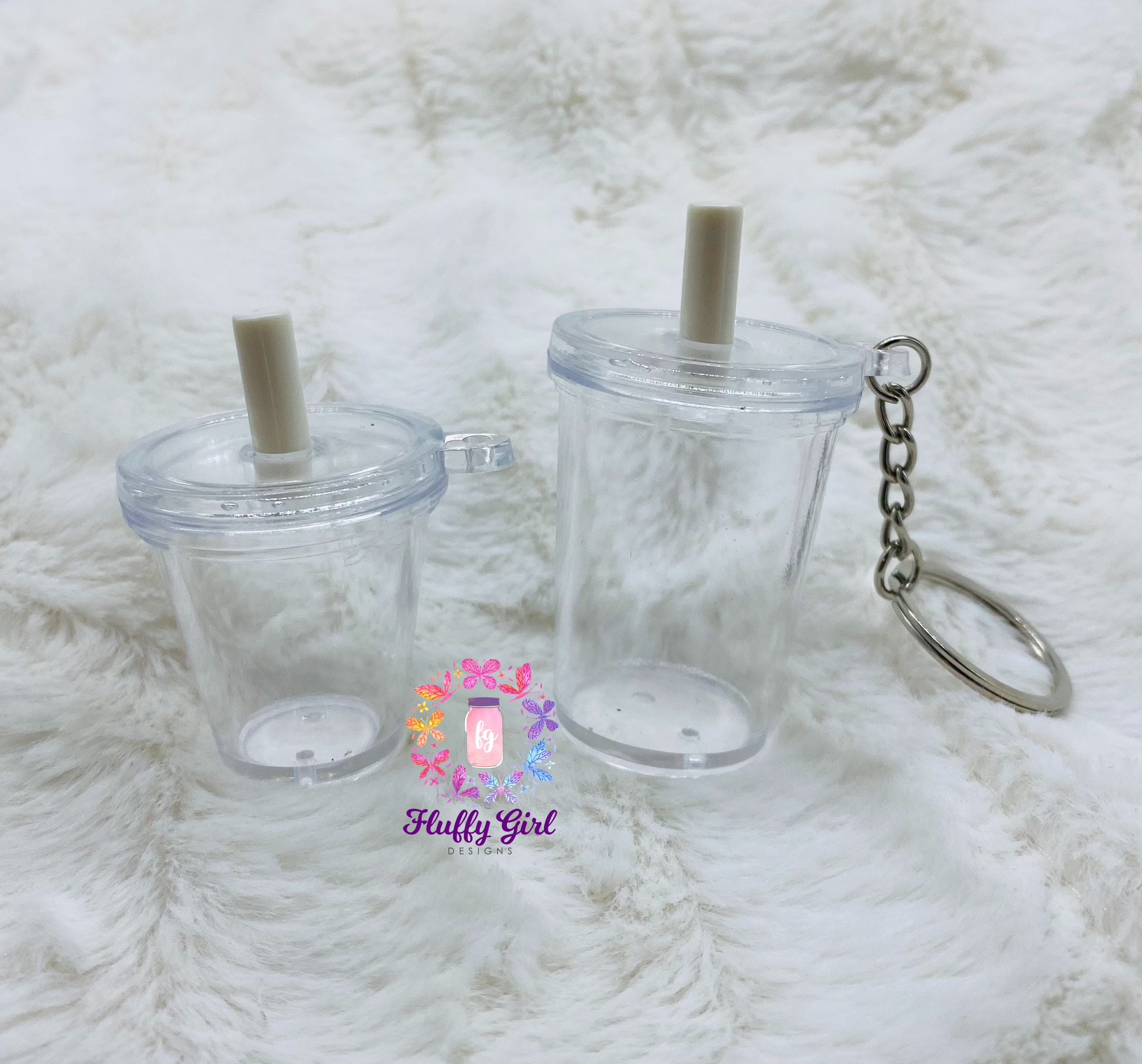 Cup Keychain Mini Cup Keychain DIY Keychain Blank Keychain - Etsy UK