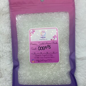 Oceans Scented Aroma Beads, Scented Aroma Beads, Cured Aroma Beads, Premium Aroma Beads, Aroma Beads for Freshies, Freshie Aroma Beads