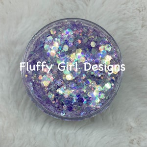 Purple Chunky Glitter, Glitter, Purple Glitter, High Quality Glitter, Chunky Glitter, Chunky, Nail Glitter, Purple, 1oz. Container