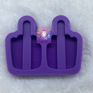 Middle Finger Mold, Middle Finger Straw Topper Mold, Topper Mold, Mold, Silicone Mold, Hand Straw Topper Mold