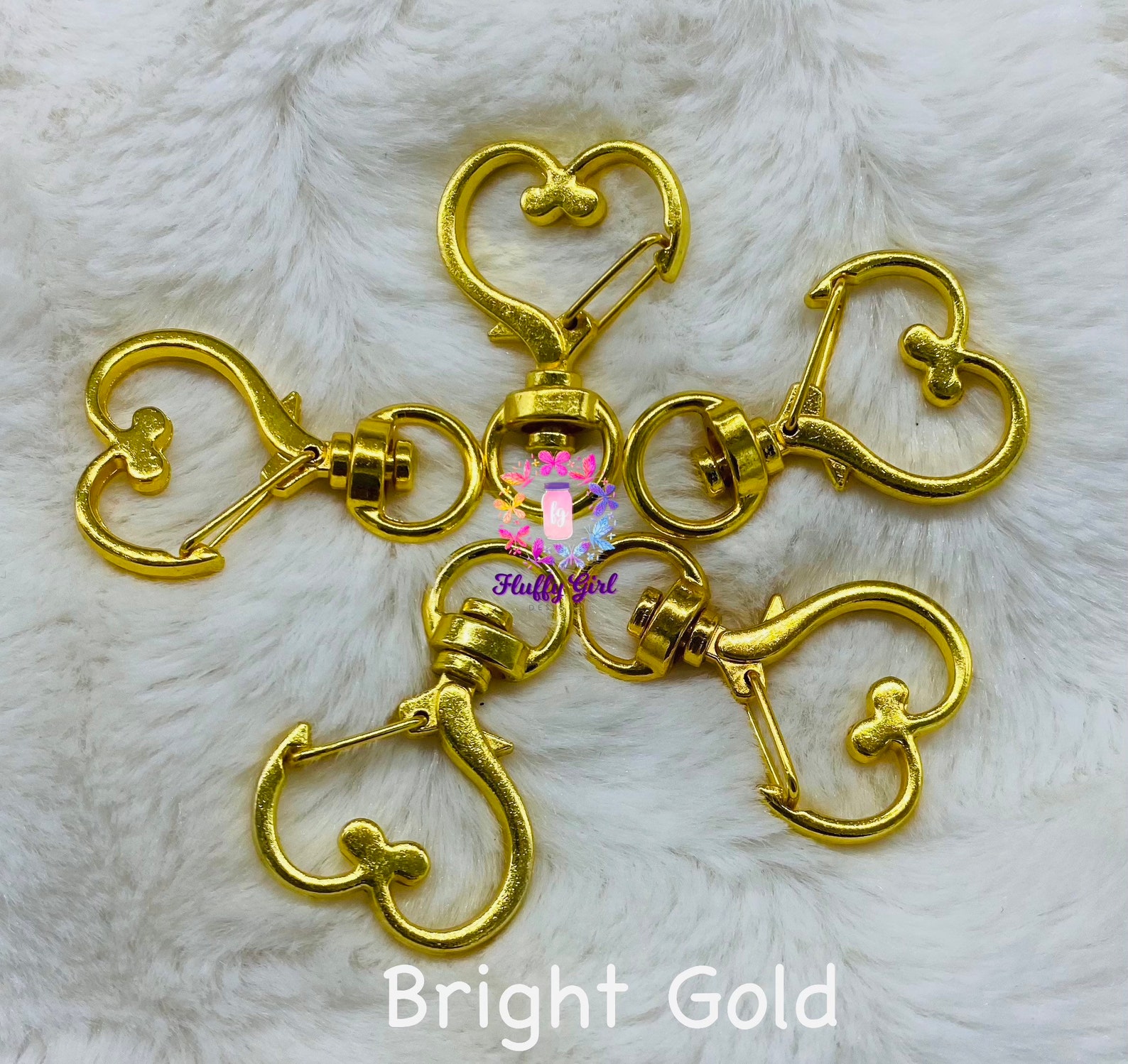 Heart Clasp Keychain Keychain Heart Clasp Heart Swivel Etsy