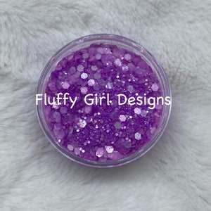 Purple Glitter, Chunky Purple Glitter, Polyester Glitter, Purple, High Quality Glitter, Chunky Glitter, Glitter, Neon Purple, Lavender Chunk