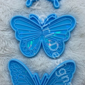 Butterfly Mold, Holographic Butterfly Mold, Mold, Resin Mold, Animal Mold, Keychain Mold, Silicone Mold, Butterfly, Butterflies, Holographic