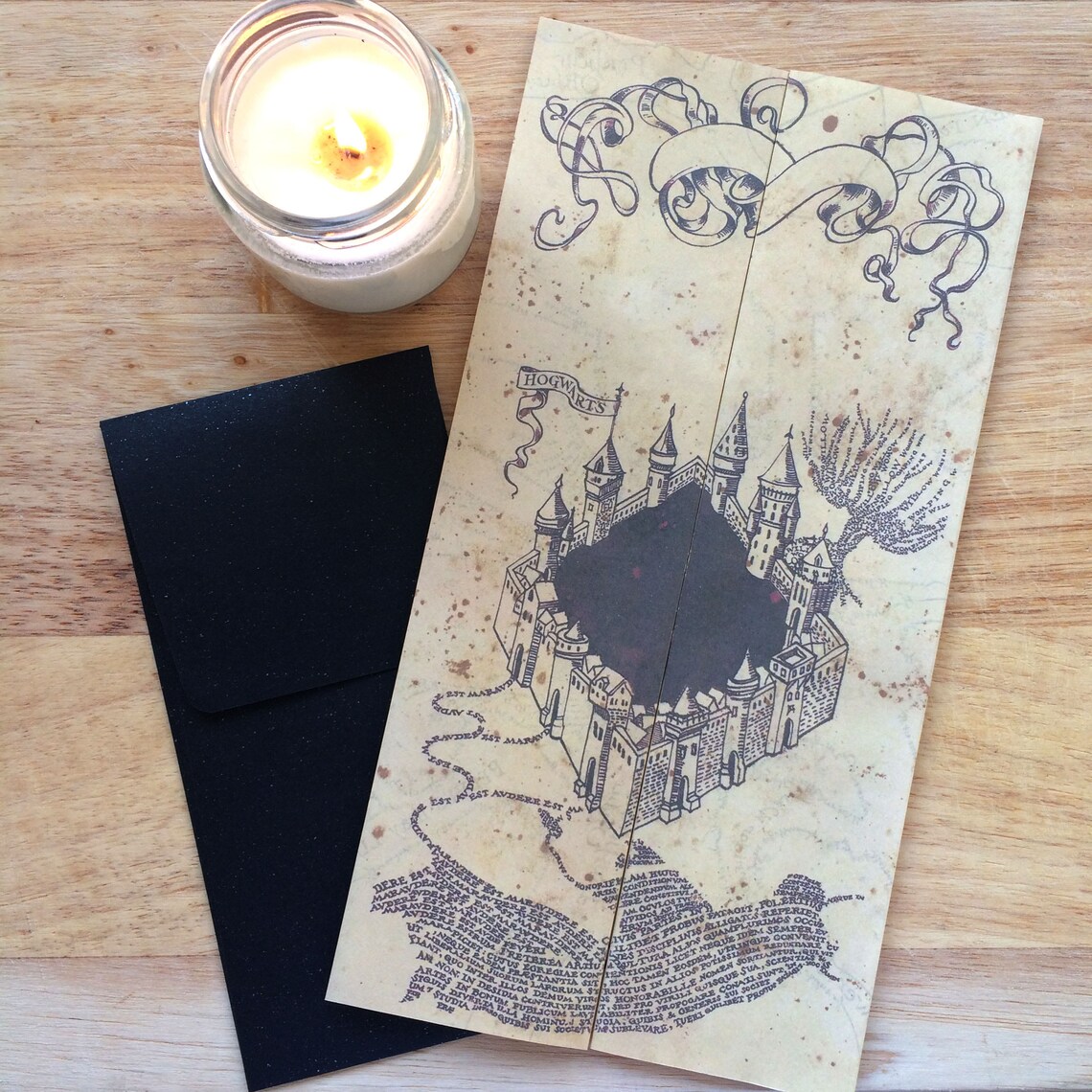 Marauder s Map UPDATED Printable File Editable Etsy