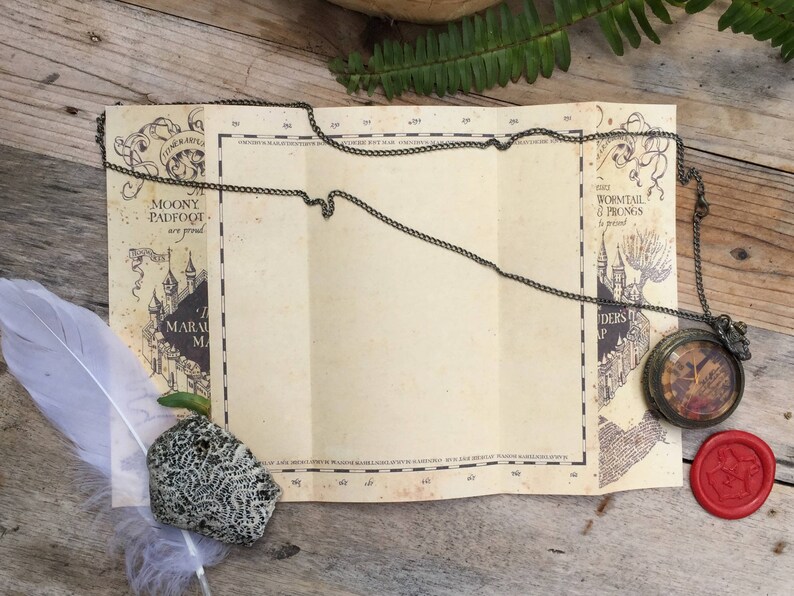 Marauder's Map UPDATED Printable File editable | Etsy