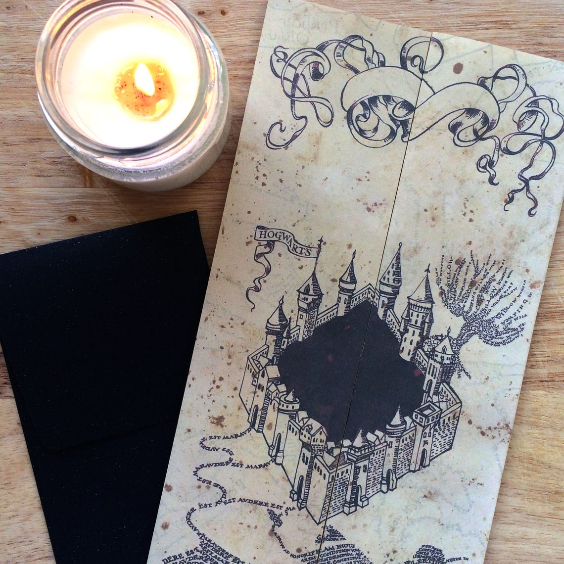 Marauder's Map UPDATED Printable File editable | Etsy