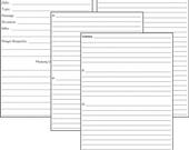 Printable S.O.A.P. Bible Study Journal
