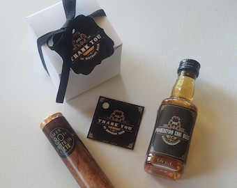 Gatsby Favor Set: Custom Tags, Labels, & Boxes - Company Gala