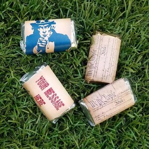 Fourth of July Independence Day party favors | Personalized constitution | Custom Uncle Sam | Hershey miniatures | 4th of July | SET OF 25