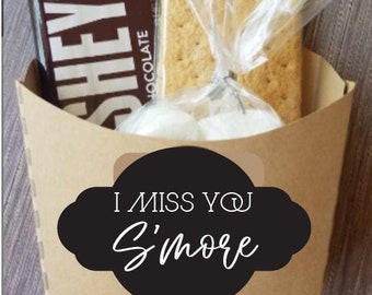 Social distancing friends neighbors teachers family Smores gift favors care package | love you senior 2024 pick me up gift | thinking of you