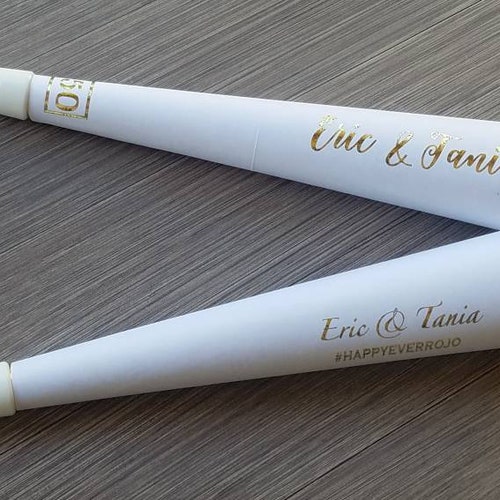 Custom Wedding Noisemakers 50th Gold Anniversary Party Horns Etsy