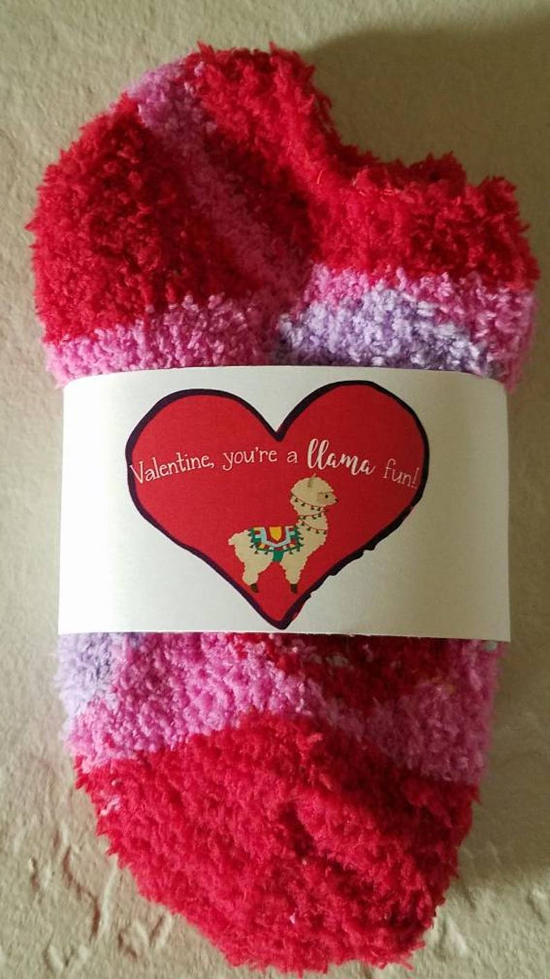 Personalized sock gifts custom sock wrap gift unique Valentine's Day mature classroom treats favors socks gifts cheap affordable gift image 3