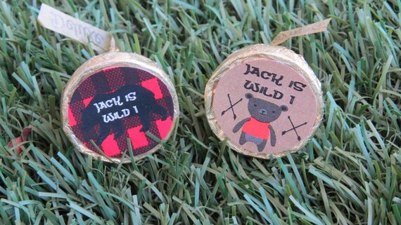 Custom wild one party favors⎜little bear baby shower gifts⎜lil bear chocolates⎜affordable favors⎜personalized LARGE kisses deluxe⎜SET OF 25 Il_570xn