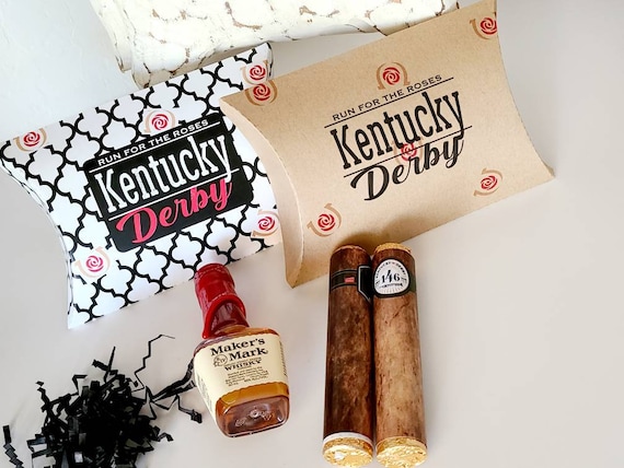 Kentucky derby 2021 boxed gift set fundraiser gala giveaways employee staff appreciation gifts chocolate cigars party birthday favors shower Il_570xn