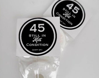 Birthday party mints favors lifesavers candy 45 50 dad grandpa guy dude affordable bulk fiesta vintage aged to perfection SET OF 25