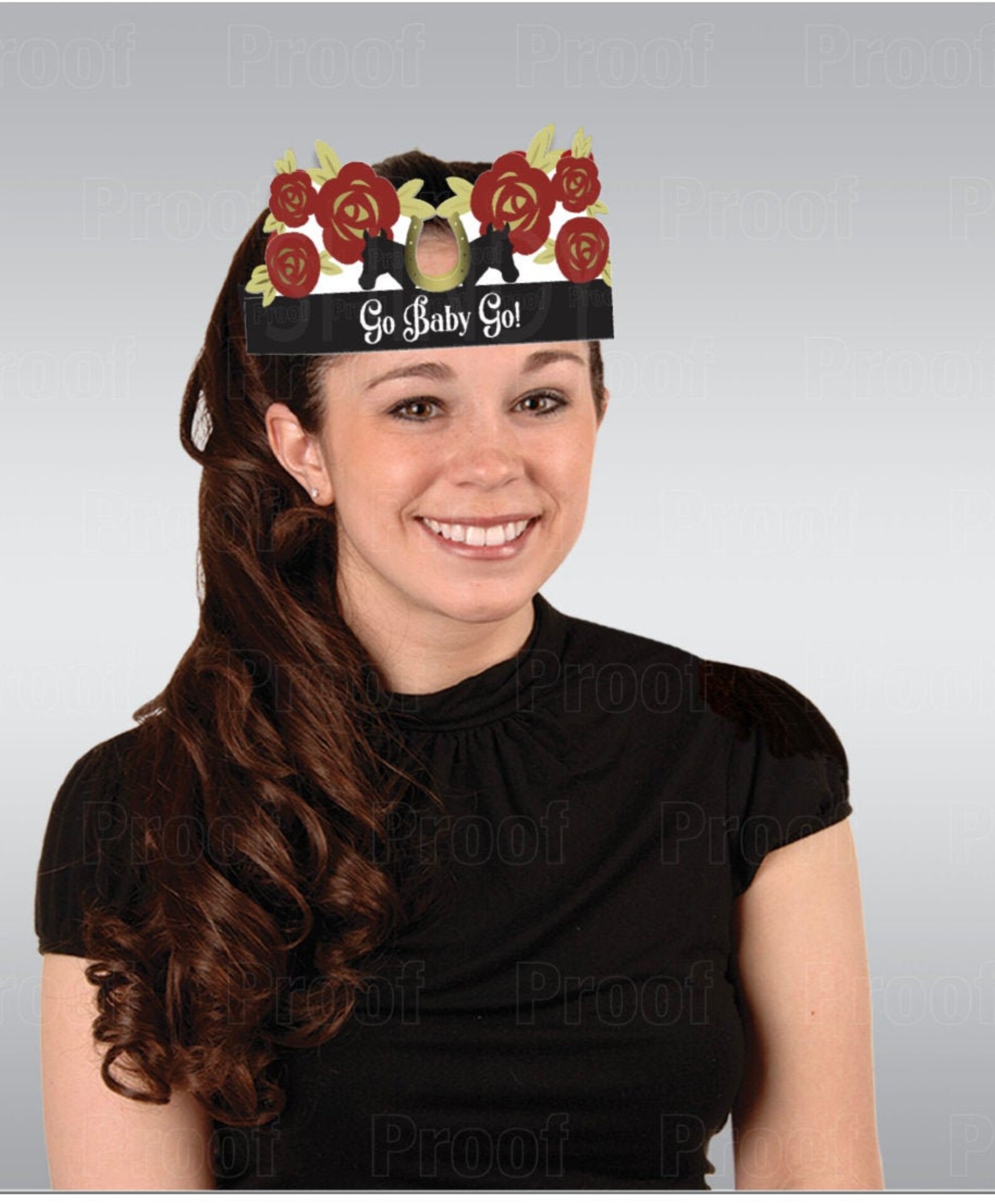 Kentucky Derby go baby go shower party hats rose bowl crowns Etsy