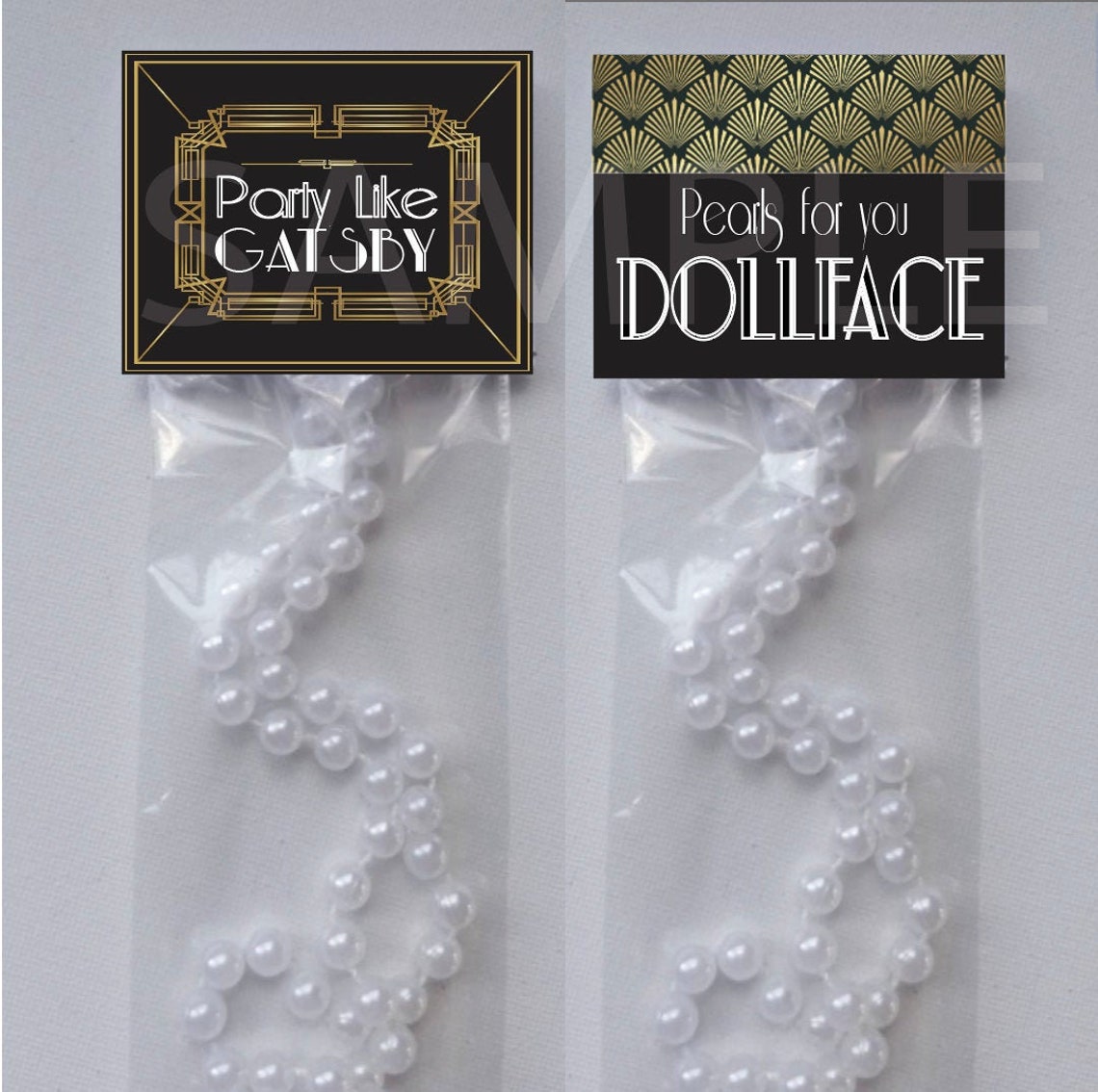 Great Gatsby Party Pearl Necklace Gifts Jewelry Roaring 20s