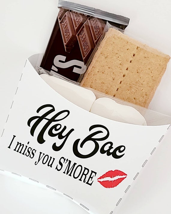 Social distancing anniversary bff miss you bae Smores gift favors care package | love you girlfriend boyfriend couples gift thinking of you Il_570xn