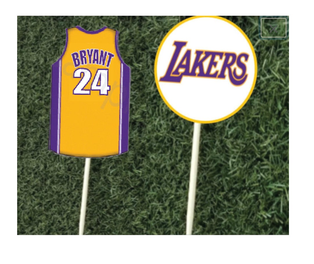 printable lakers jersey template